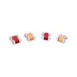 Set of 4 Wooden Replacement Cars For Car Roller Racetrack