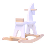 Wooden Rocking Horse Toddler Toy, Solid Pine, Ages 1–3