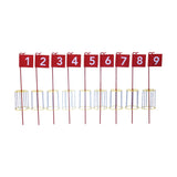 Deluxe Flag Croquet Golf Game Set with Duffel Carry Bag