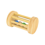 Wooden Baby Rattle Rolling Tumbler Toy, Montessori, Amish-Made