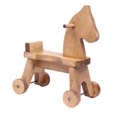 amishtoybox.live Wooden Riding Horse Toddler Ride-on Toy, Amish-Made