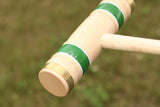 Deluxe 8-Player Wooden Croquet Game Set with Carry Bag or Wooden Holder