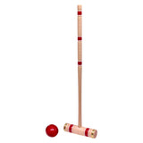 Deluxe 8-Player Wooden Croquet Game Set with Carry Bag or Wooden Holder