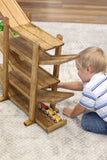 Amish-Made, Handcrafted Wooden Car Roller Racetrack Action Toy