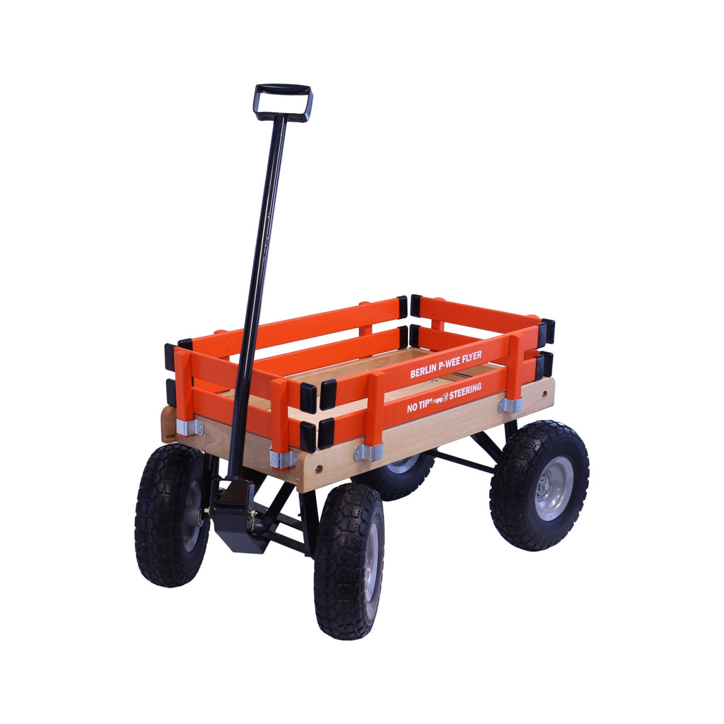 Berlin Big-Foot Kid's Wagon by amishtoybox.live - Perfect Wagon for Children and Toddlers - Amish Made in Ohio, USA - 10" No-Flat Tires