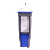 Pileated Woodpecker Suet Bird Feeder, Holds 2 Suet Cakes, Made With Poly Lumber