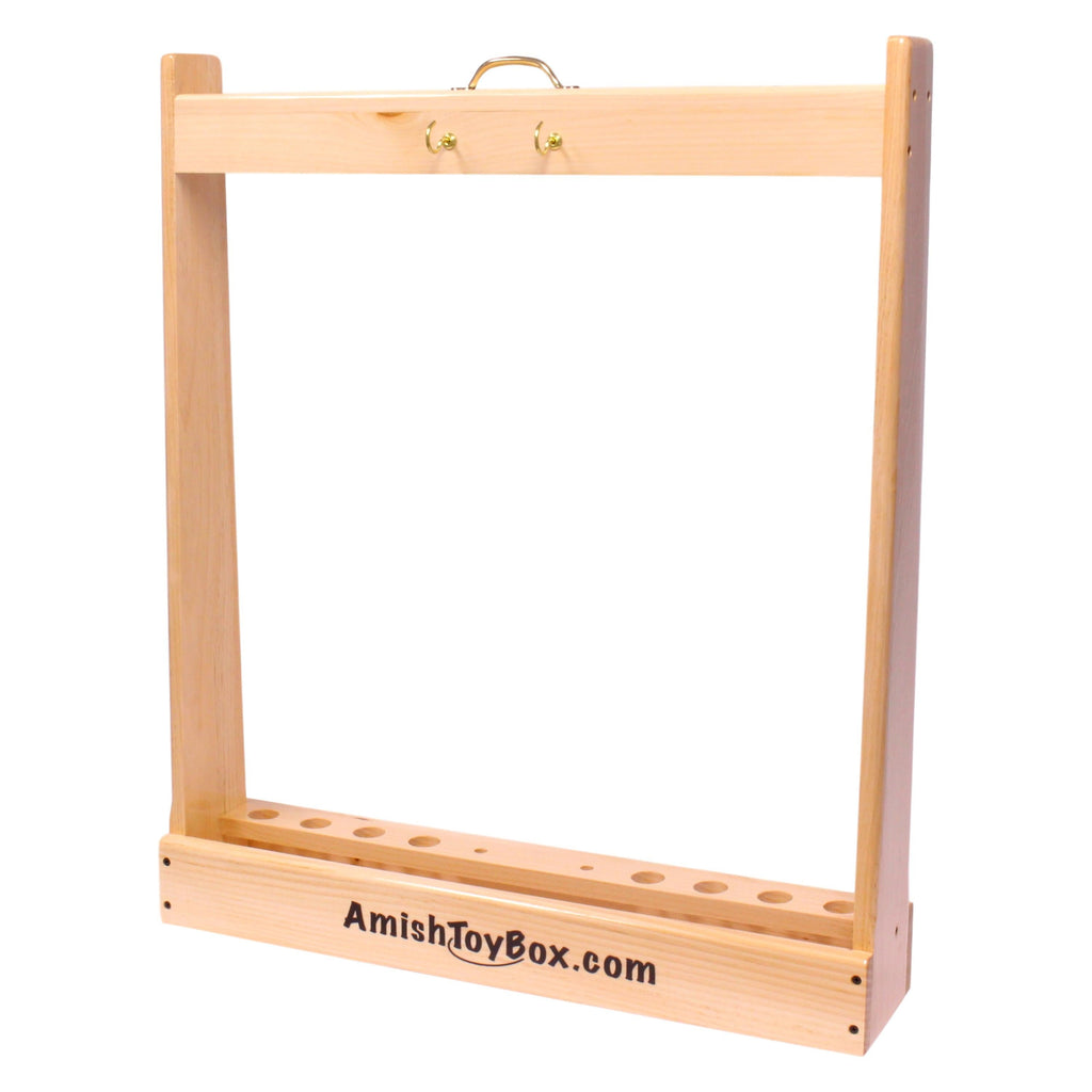 Wooden Storage Stand for Deluxe 8-Player Croquet Set