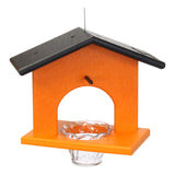 amishtoybox.live Hanging Oriole Jelly and Orange Bird Feeder, Eco-Friendly Poly Lumber
