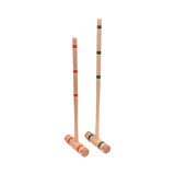 Deluxe 8-Player Wooden Croquet Game Set with Carry Bag or Wooden Holder