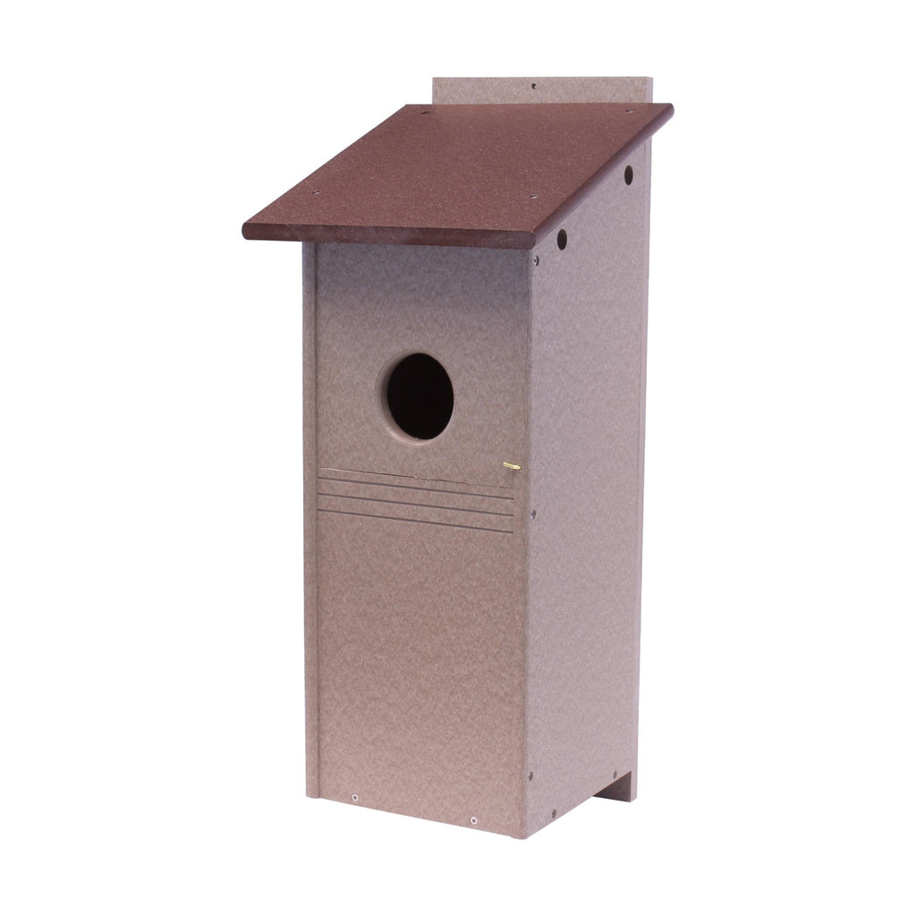 Flicker House Nesting Box - Amish-Made With Poly Lumber